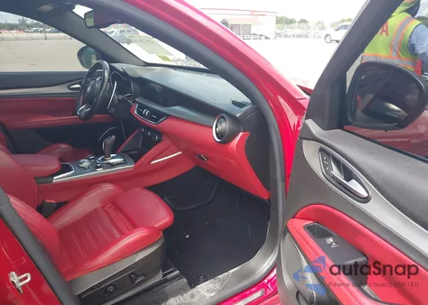 2020 Alfa Romeo Stelvio Ti Sport Awd from USA, damaged, VIN ZASPAKBN1L7C86816